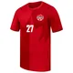 Men's Aribim Pepple Red Authentic ＃27 Canada National Team 2026 Home Match Soccer Jersey