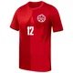 Men's Tani Oluwaseyi Red Replica ＃12 Canada National Team 2026 Home Stadium Soccer Jersey