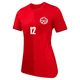 Women's Tani Oluwaseyi Red Replica ＃12 Canada National Team 2026 Home Stadium Soccer Jersey