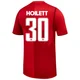 Youth Junior Hoilett Red Replica ＃30 Canada National Team 2026 Home Stadium Soccer Jersey