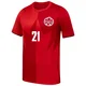 Youth Tani Oluwaseyi Red Replica ＃21 Canada National Team 2026 Home Stadium Soccer Jersey